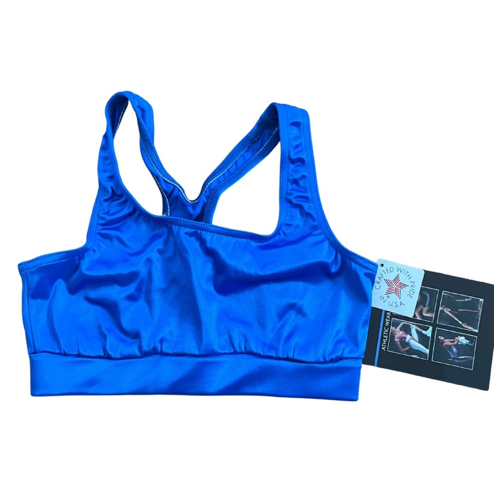 Vintage Made in USA Blue Sports Bra!